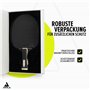 JOOLA White Infinity Z Raquette de tennis de table professionnelle avec revêtement Micron X et boîte magnétique