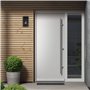 BRILONER Leuchten - Applique murale extérieure en verre IP44 E27 Noir 260 x 140 x 135 mm (L x l x H) 3638-015