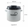 Kochstar K60104135 Stérilisateur tous Feux Dont Induction Email, Gris