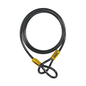 ABUS Câble à boucle Cobra 10 – Câble en acier gainé de plastique – Fusible pour accessoires de vélo et moto – 2 m de long