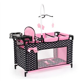 Bayer Design 62660AA Lit de poupée avec Chaise Haute intégrée