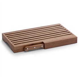 Zeller 25225 Planche à Pain avec Couteau Bambou Marron 39