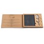 Zeller 25594 - Kit de service à fromage, en acier inoxydable - Noir, 24 x 18 cm