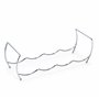 Zeller 27356 Lot de 3 Casiers à Bouteille Métal Argent 42 x 14 x 14 cm