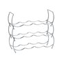 Zeller 27356 Lot de 3 Casiers à Bouteille Métal Argent 42 x 14 x 14 cm