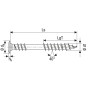 SPAX 0567000500563 Lot de 100 vis de terrasse T-STAR plus Bold