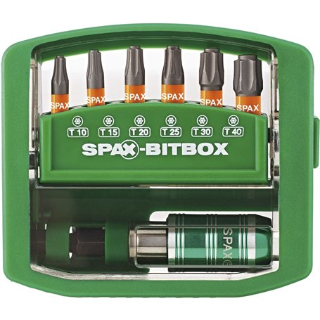 Porte embouts SPAX - T-STAR Plus - 6 embouts 25 mm - 4000007899019