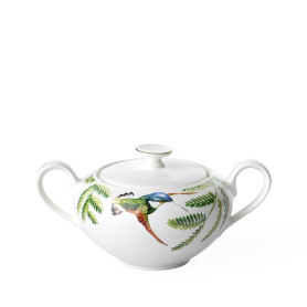 Villeroy & Boch 10-4381-0960 Amazonia Anmut Sucrier/Boîte à Marmelade Porcelaine Vert 12