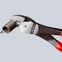 Knipex Pince coupante de côté à forte démultiplication noire atramentisée, avec gaines bi-matière, avec œillet intégré pour fixa