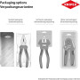 Knipex X-Cut® Pince coupante de côté chromée, avec gaines bi-matière, avec œillet intégré pour fixation d’un dispositif antichut