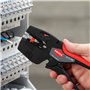 Knipex NexStrip Outil multifonction pour électriciens avec gaines en plastique antidérapantes 190 mm 12 72 190 SB