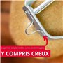 Westmarkcoupe Légumes Julienne - Découper des Bandes Minces de Légumes pour les Soupes et le Wok Facilement, lame Tranchante pou