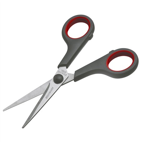 Westmark Ciseaux de bricolage 14 cm - Ciseaux ménagers idéaux pour couper du plastique