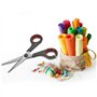 Westmark Ciseaux de bricolage 14 cm - Ciseaux ménagers idéaux pour couper du plastique, du papier, du carton et plus encore - Ac