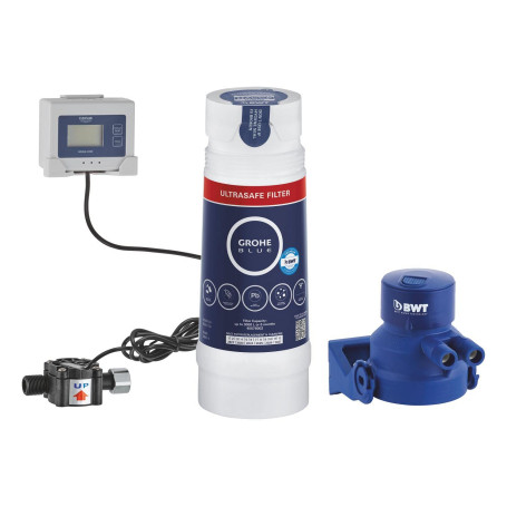 GROHE Blue Pure 40876000 Filtre à eau sous évier Ultrasafe Kit de démarrage (tête de filtre
