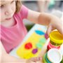 roba x Play-Doh Set de Jeu Extra-Large - Kit de Pâte à Modeler avec Boîte en Toile, Tapis Créatif 3D, 12 Pâtes, Outils en Bois e