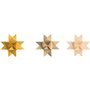 Heyda Lot de bandes pliantes pour étoiles folles Doré 1,5 x 45 cm