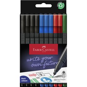 Faber-Castell 151691 - Grip Finepen Office Set