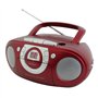 Soundmaster SCD5100 Radio Lecteur Cassette et CD Rouge