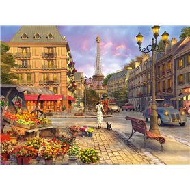 Ravensburger Puzzle 12000198 - Promenade à Travers Paris - Puzzle de 500 pièces pour Adultes et Enfants à partir de 12 Ans - Puz