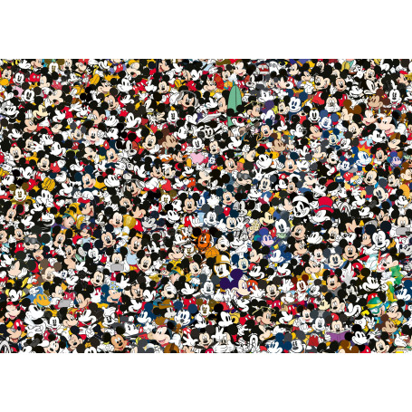Ravensburger - Puzzle Adulte - Puzzle 1000 pièces - Mickey Mouse (Challenge Puzzle) - Adultes et enfants à partir de 14 ans - Pu