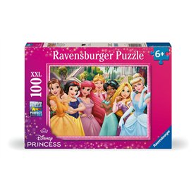 Ravensburger - Puzzle Enfant - 100 pièces XXL - La Vie est Un Conte de fées/Disney Princesses - Fille ou garçon dès 6 Ans - Puzz