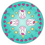 Ravensburger 29704 - Mandala Designer - Mini - Dessin - Loisir créatif - Kit voyage - Pochoir - Licorne - Unicorn - Activité cré
