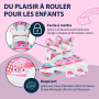 HUDORA Patins à roulettes My First Quad en différentes tailles & couleurs - Rollers à taille réglable de qualité pour enfants ju