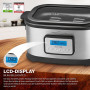 ProfiCook Cuiseur sous vide avec capacité de 8,5L | pour une cuisson précise | Cuve avec minuterie de 72 heures | Fonctions cuis