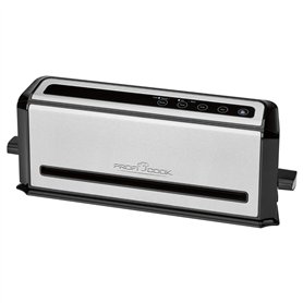 Profi Cook PC-VK 1133 - Emballeuse sous vide - Puissance d'aspiration 12l/min - + 10 sachets fraicheurs - 110 Watts - Couleur Ar