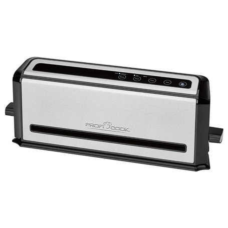 Profi Cook PC-VK 1133 - Emballeuse sous vide - Puissance d'aspiration 12l/min - + 10 sachets fraicheurs - 110 Watts - Couleur Ar