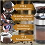 ProfiCook Moulin à café électrique PC-EKM 1205, mouture réglable (grossier à extra fin), pour par exemple Porte-filtre ou filtre