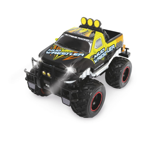 Dickie - RC Mud Wrestler Ford F150 - Voiture Radiocommandée 30cm - Véhicule Telecommandé Tout Terrain - Piles Incluses - 2011060