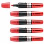 Stabilo Luminator - Surligneur Rouge - 1 Paquet de 5 Unités