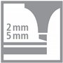 Stabilo Luminator - Surligneur Rouge - 1 Paquet de 5 Unités