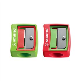 STABILO woody 3in1 - Lot de 2 taille-crayons