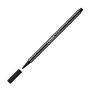STABILO Lot de 3 Feutres de Dessin PEN 68 Pointe Moyenne 1 mm Noir