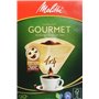 Melitta 6659462 Lot de 80 filtres pour cafetière Marron 80 pièces