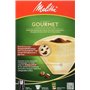 Melitta 6659462 Lot de 80 filtres pour cafetière Marron 80 pièces