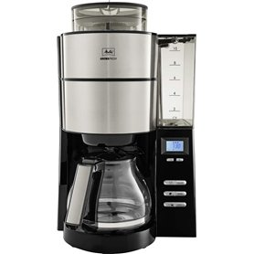Melitta AROMAFRESH Grind & Brew 1021-02 Cafetière à filtre avec carafe en verre Noir
