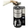 Melitta AROMAFRESH Grind & Brew 1021-02 Cafetière à filtre avec carafe en verre Noir