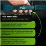 Dr. Wack - F100 Brosse pour chaînes de vélo - Nettoyage efficace et rapide des chaînes - Brosse de nettoyage pour chaînes de vél