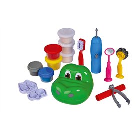 Simba Art und Fun 106324426 Kit de pétrissage Dentiste Crocodile