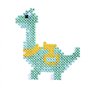 Simba 109312607 Dino Ranch Lot de 2 000 Perles à Repasser, 1 Plaque enfichable, modèles à partir de 6 Ans, Multicolore