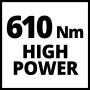 Einhell Clé à chocs pneumatique TC-PW 610 Compact (couple max. de 610 Nm, carré d’entraînement 1/2") Livré dans son coffret avec