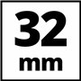 Einhell Marteau Perforateur TE-RH 32-1600 4F (1600 W, 4,5 J, mécanisme de frappe pneumatique, mandrin SDS-Plus) Livré avec coffr