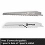 Einhell Scie universelle sans fil TE-AP 18/13 Li Solo Power X-Change (18 V, hauteur de course 13 mm, profondeur de coupe 50 mm d