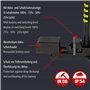 Brennenstuhl Multi Battery Projecteur de chantier LED 6050 MA rechargeable avec mât télescopique (7000lm, IP54, extensible jusqu
