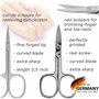 Three Swords - Kit exclusif de 8 accessoires de manucure et pédicure - Nettoyage et soin des ongles - Qualité standard (000958)