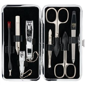 Trois épées | exclusif 8 pièces Manucure – pédicure – Toilettage – Soin des ongles Set/kit/Coque | Basic Standard de qualité (83